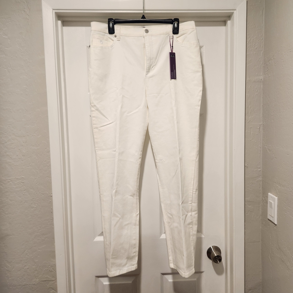 Gloria Vanderbilt Cream Pants